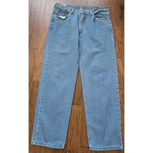 Levi's 550‎ Men's 100% Cotton Relaxed Fit Blue Denim Jeans Size 40x32
